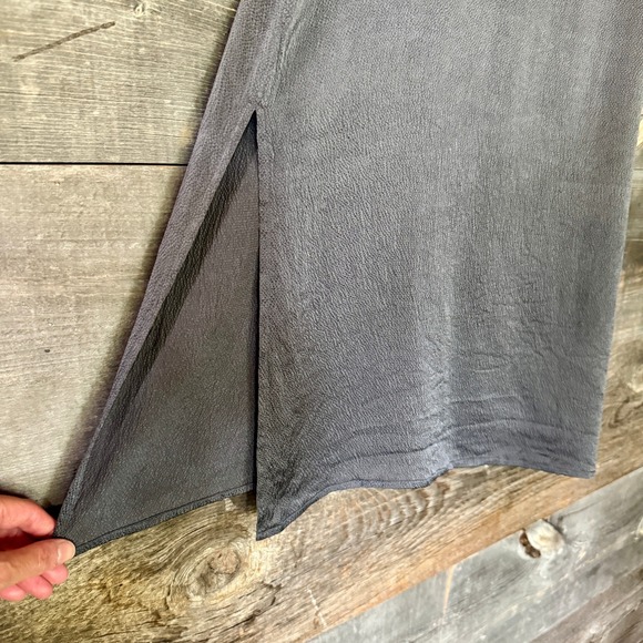 Peserico‎ Womens Tunic Top Size 46 US M Gray Sleeveless Wool Silk Italian Luxury - Picture 5 of 10